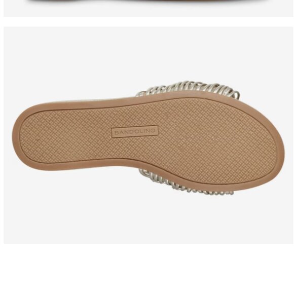 NEW BANDOLINO Melly Slide Sandals medium natural for women 253 - Picture 5 of 9